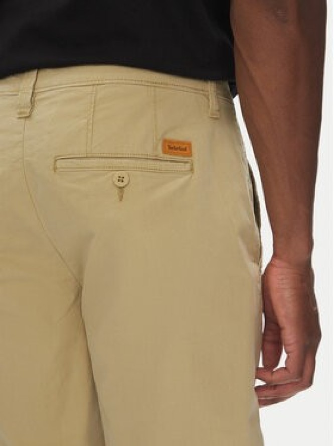 Timberland Szorty materiałowe TB0A5U2K Beżowy Regular Fit