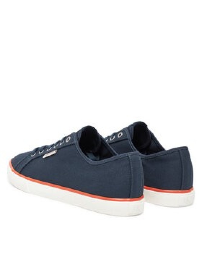 Calvin Klein Jeans Tenisówki Ess Vulc Low Mg Cv YM0YM01301 Granatowy