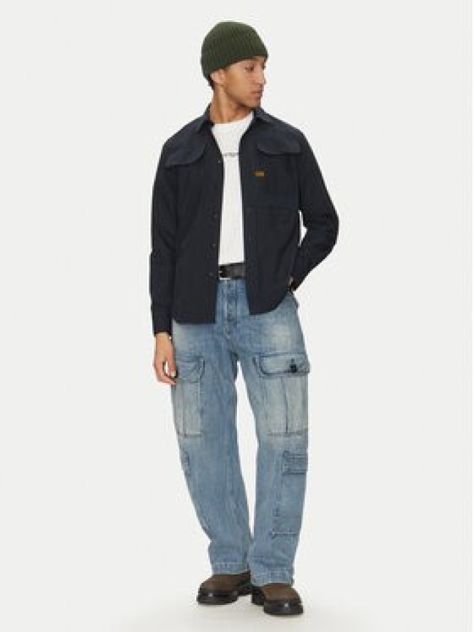 G-Star Raw Koszula Cpo Utility D26470-C973 C742 Granatowy Regular Fit