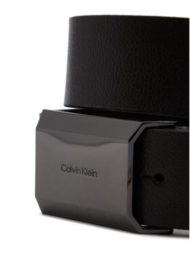 Calvin Klein Pasek Męski Adj Beveled Plaque Pb 35Mm K50K512835 Brązowy
