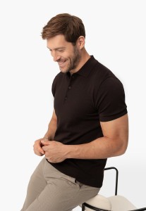 Dzianinowa polówka O-MORO