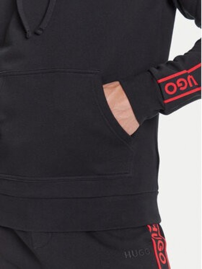 HUGO Bluza Liam 50540921 Czarny Regular Fit