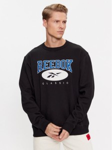 Reebok Bluza Archive Essentials II0696 Czarny Regular Fit