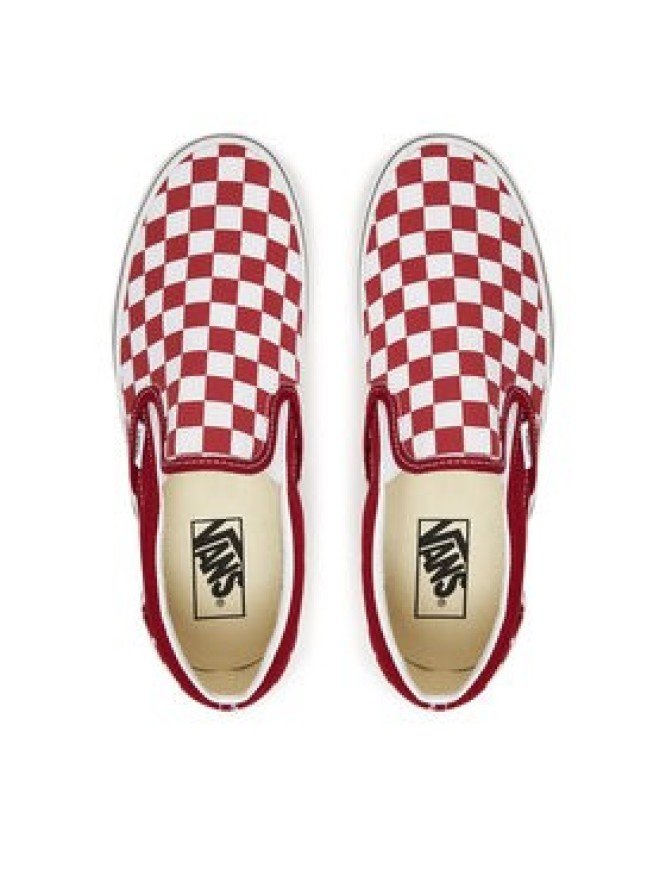 Vans Tenisówki Classic Slip On VN000DAH14A1 Czerwony