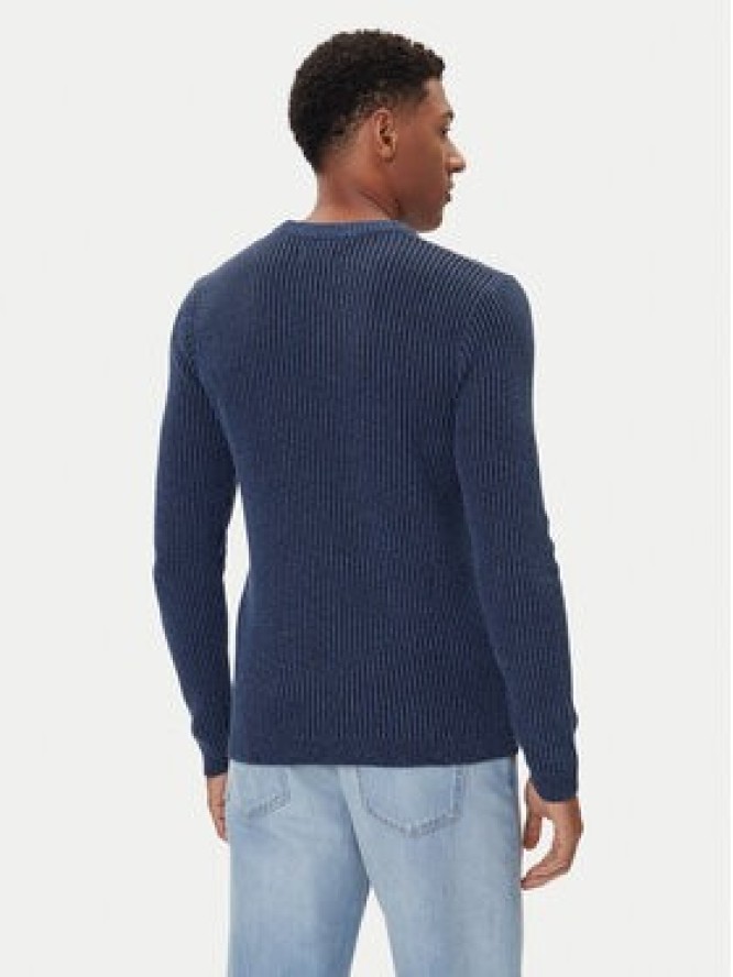 Jack & Jones Sweter Dover 12278816 Granatowy Regular Fit