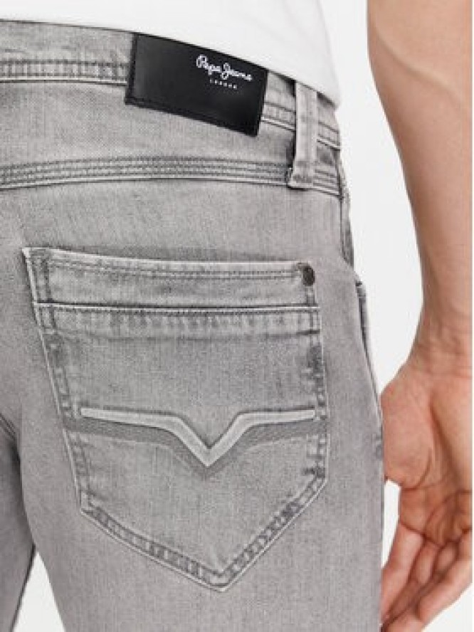 Pepe Jeans Jeansy PM207391 Szary Tapered Fit