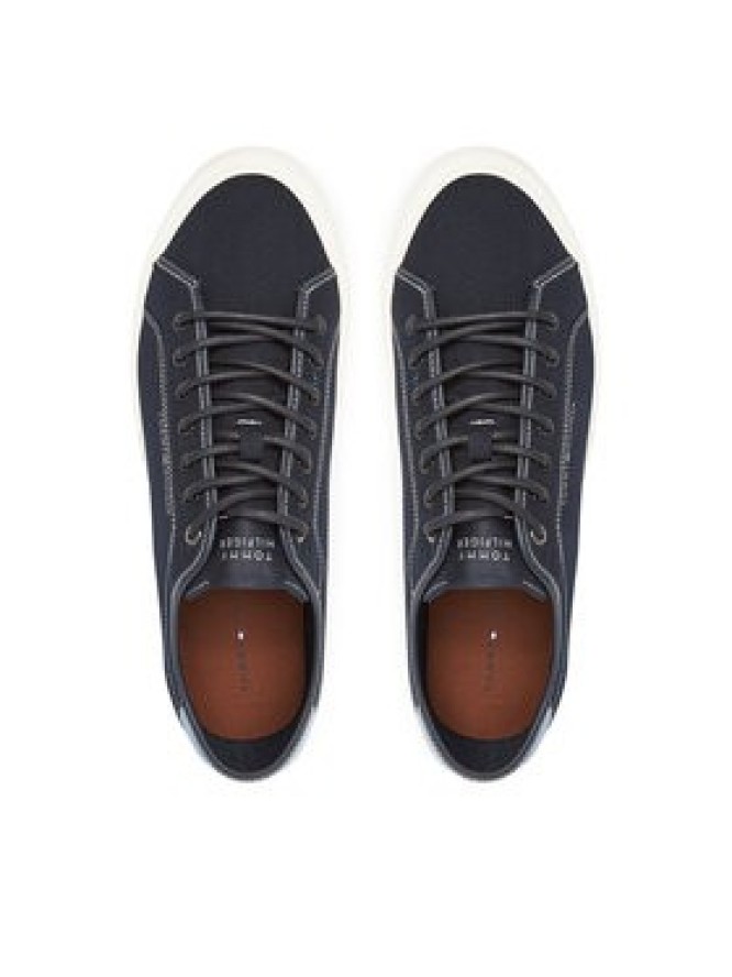 Tommy Hilfiger Tenisówki Hi Vulc Street Canvas FM0FM05515 Granatowy