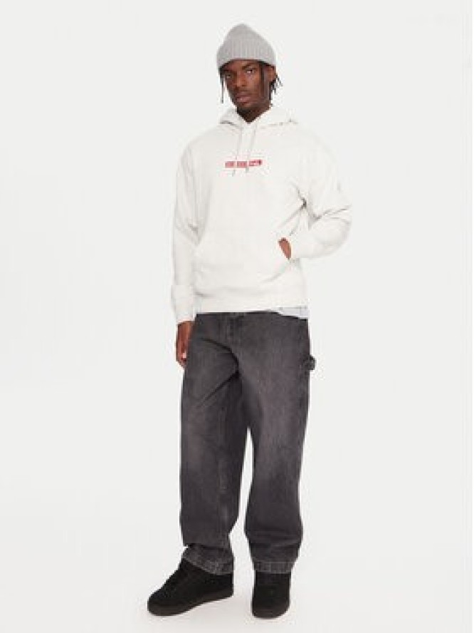 Quiksilver Bluza Dna EQYFT05121 Szary Oversize