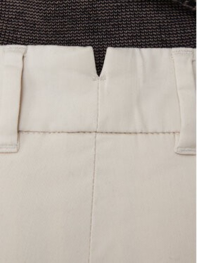 BOSS Spodnie materiałowe C-Perin 50555842 Biały Regular Fit