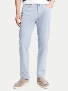 Pierre Cardin Spodnie materiałowe C3 34540.4023 Błękitny Tapered Fit