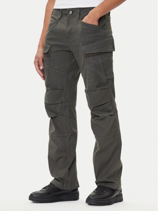 G-Star Raw Spodnie materiałowe 3D D26950-C106 Szary Straight Fit