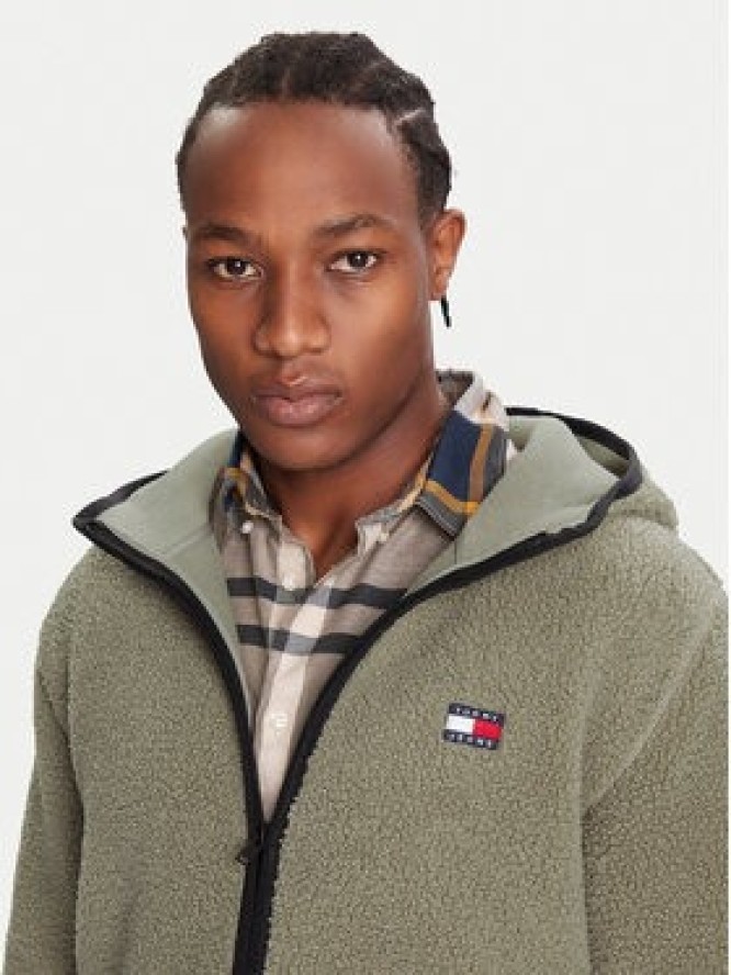 Tommy Jeans Bluza DM0DM19224 Zielony Regular Fit