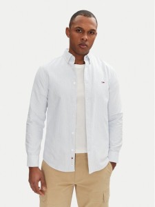 Tommy Jeans Koszula DM0DM20668 Niebieski Slim Fit