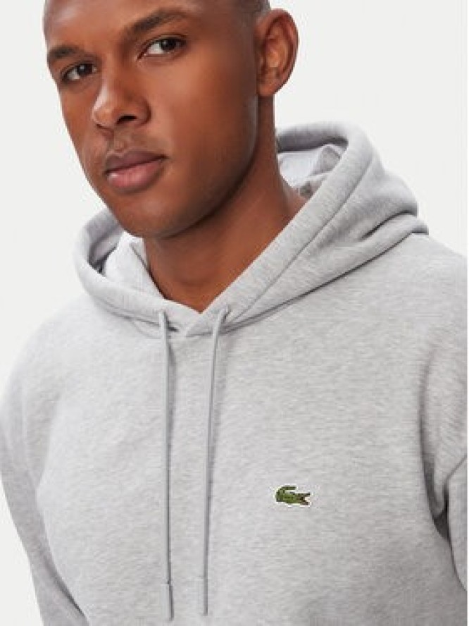 Lacoste Bluza SH8863 Szary jasny Relaxed Fit