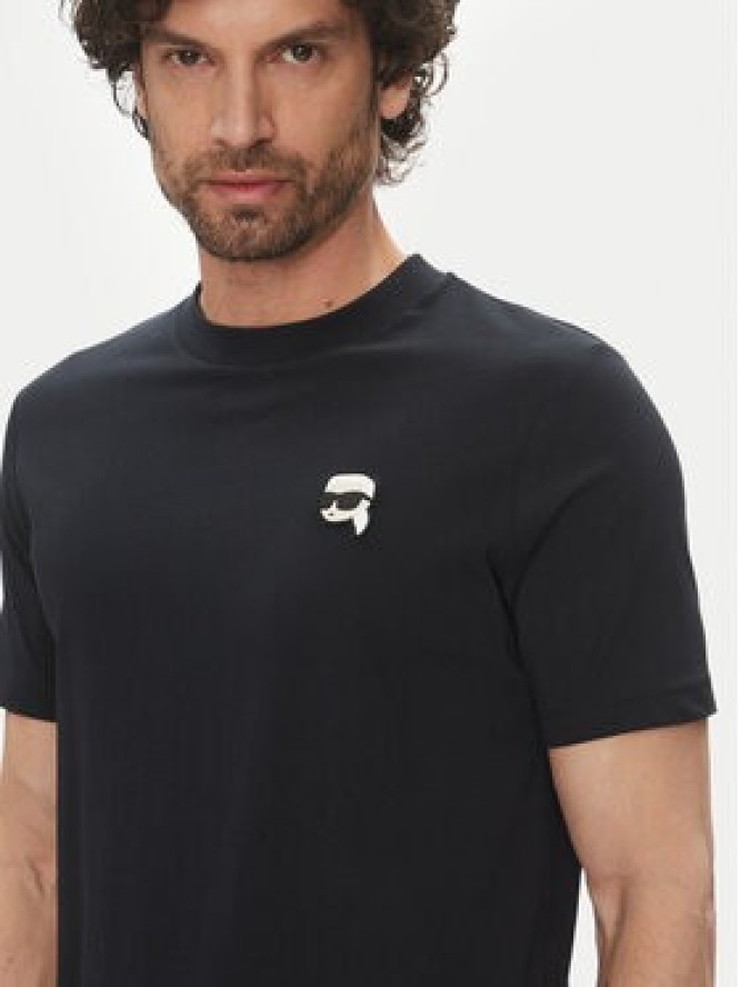 KARL LAGERFELD T-Shirt 755710 552224 Granatowy Regular Fit
