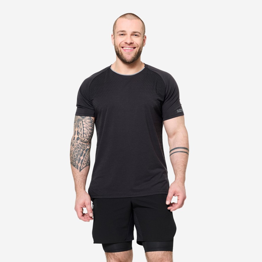 Koszulka fitness męska Domyos krótki rękaw