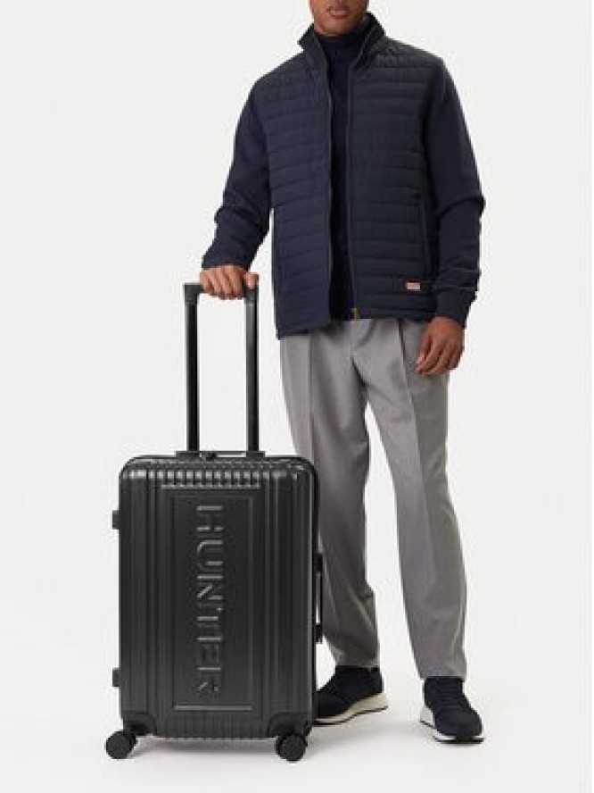 Hunter Walizka średnia CEO-HUNTER-M-001-08-BLACK Czarny