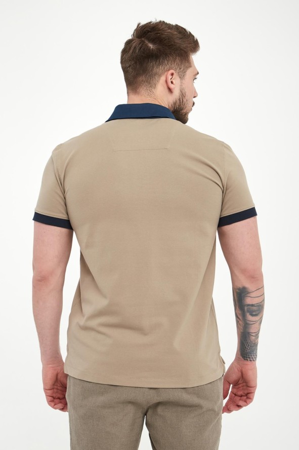 Polo męskie z haftem AERONAUTICA MILITARE
