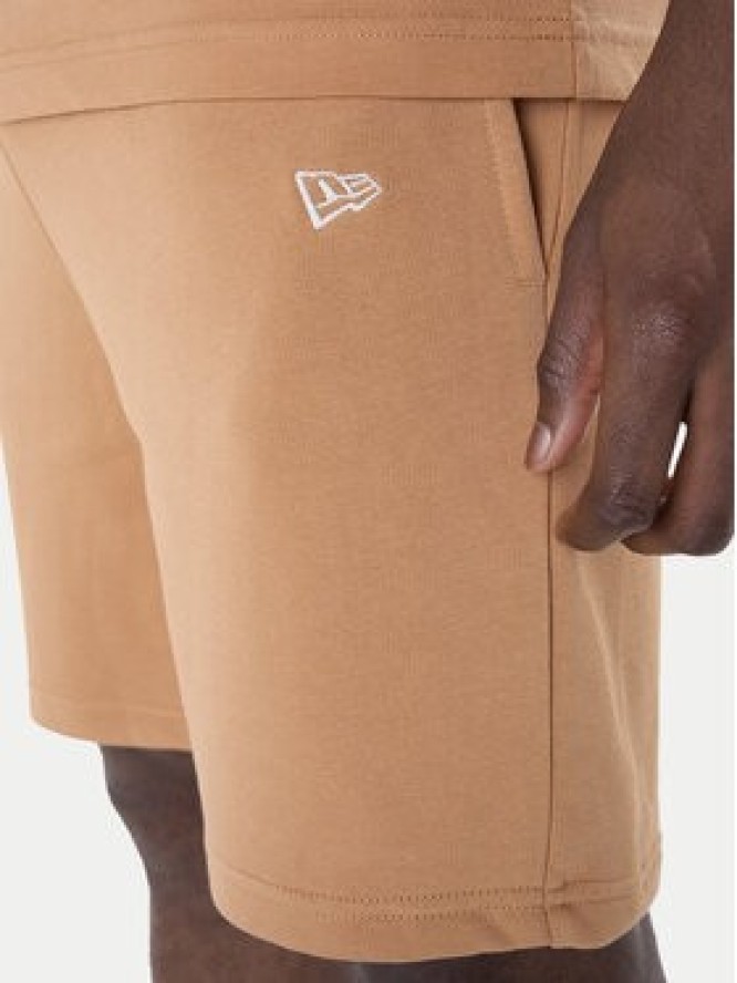 New Era Szorty sportowe LA Dodgers MLB League Essential 60596178 Pomarańczowy Regular Fit