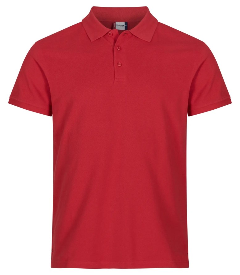 clique Heavy Premium Polo z czesanego bawełnianego splotu, obróbka enzymatyczna