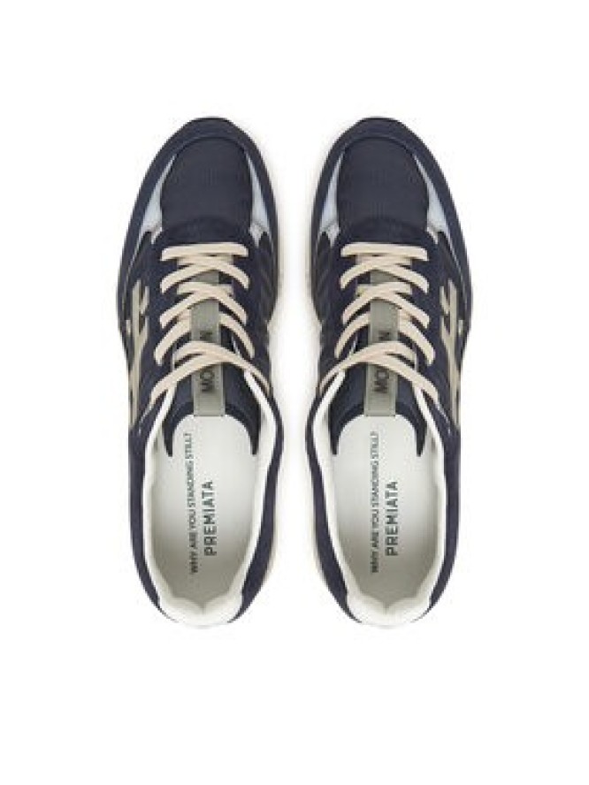 Premiata Sneakersy MOERUN VAR 7306 Granatowy
