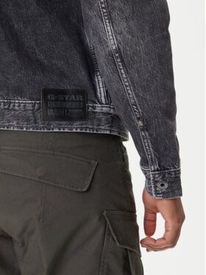 G-Star Raw Kurtka jeansowa D26919-D537 Szary Slim Fit