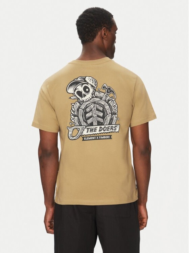 Element T-Shirt ELYZT00519 Khaki Regular Fit