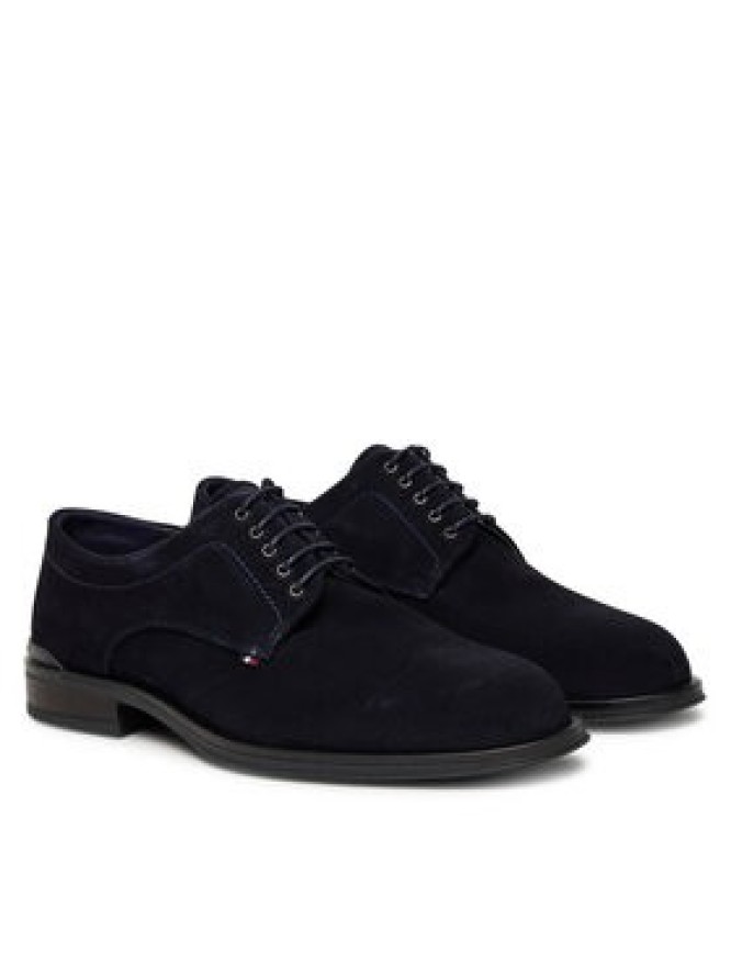 Tommy Hilfiger Półbuty Corporate Derby FM0FM05582 Granatowy