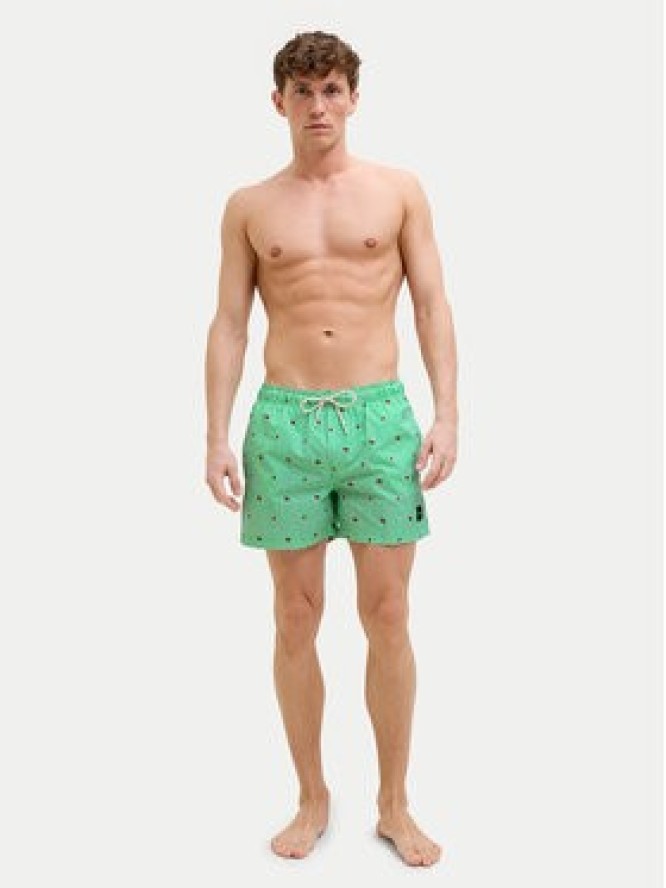 Jack & Jones Szorty kąpielowe Maui 12272933 Zielony Regular Fit