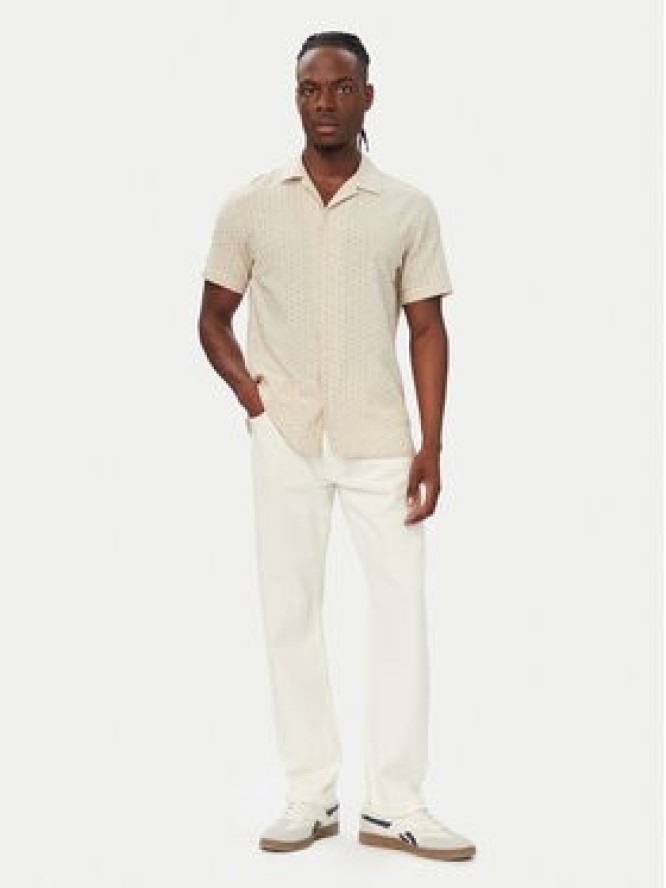 Jack & Jones Koszula Blusummer 12291954 Beżowy jasny Regular Fit