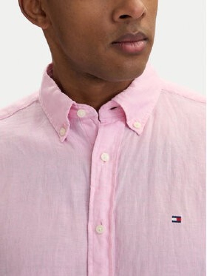 Tommy Hilfiger Koszula MW0MW41531 Różowy jasny Regular Fit