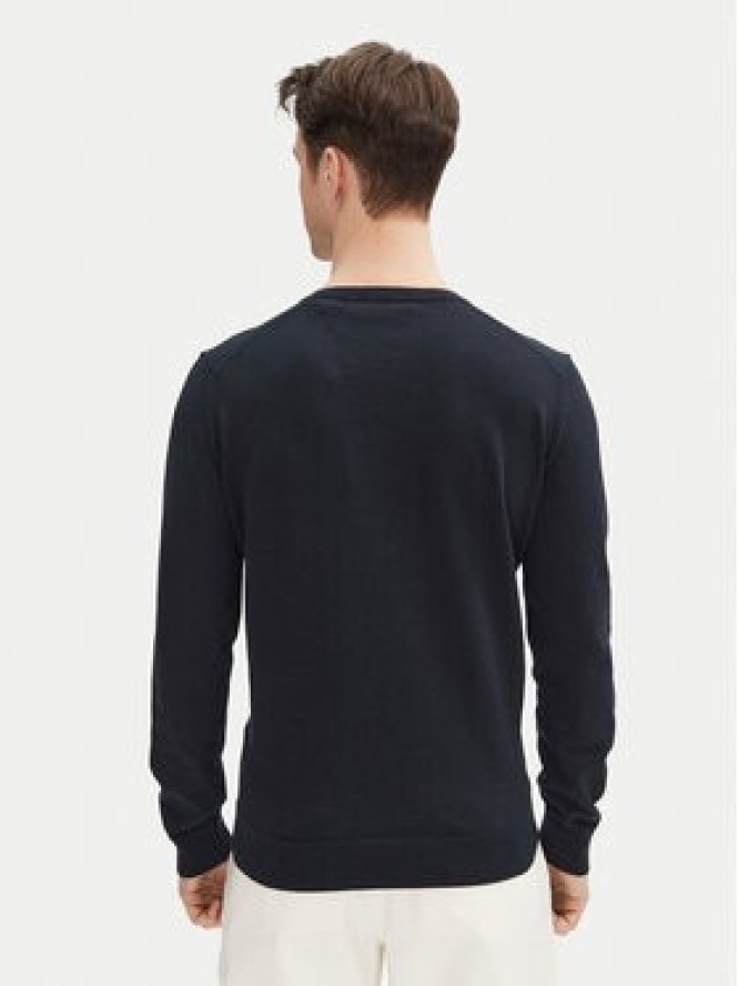 Aeronautica Militare Sweter 251MA1504L506 Granatowy Regular Fit