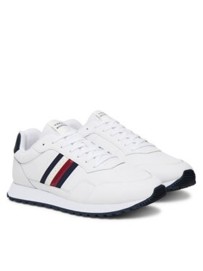 Tommy Hilfiger Sneakersy New Runner Eva Stripes FM0FM05637 Biały