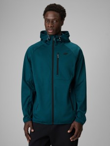 4F Kurtka softshell wiatroodporna membrana 5000 męska - zielona 3XL