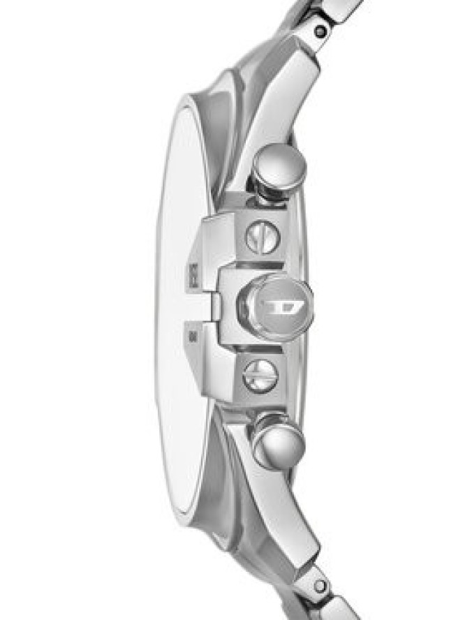 Diesel Zegarek Mega Chief Slim DZ4686 Srebrny