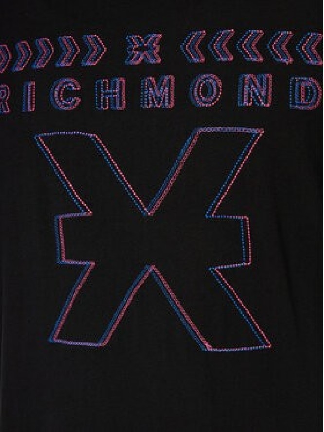 Richmond X T-Shirt Ikiom UMP24141TS Czarny Regular Fit