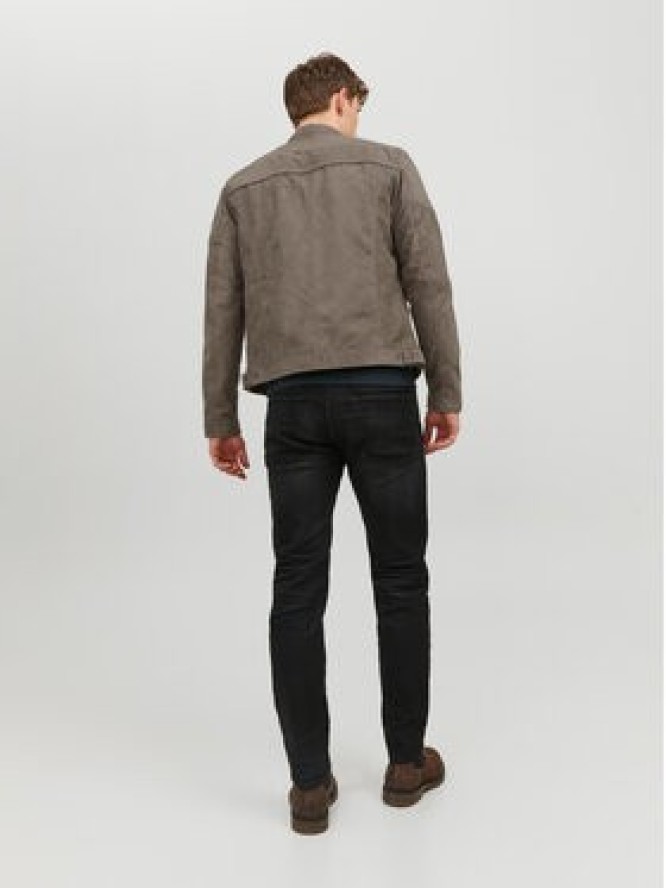 Jack & Jones Kurtka z imitacji skóry Rocky 12147218 Szary Regular Fit