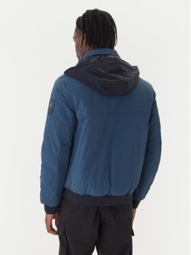 Aeronautica Militare Kurtka bomber 252AB3026UCT03264 Niebieski Regular Fit