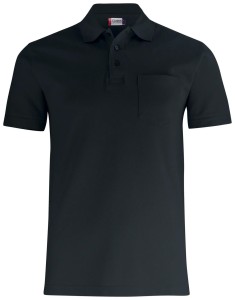 clique Basic Polo Pocket – unisexowa koszulka polo z bawełny, wygodne