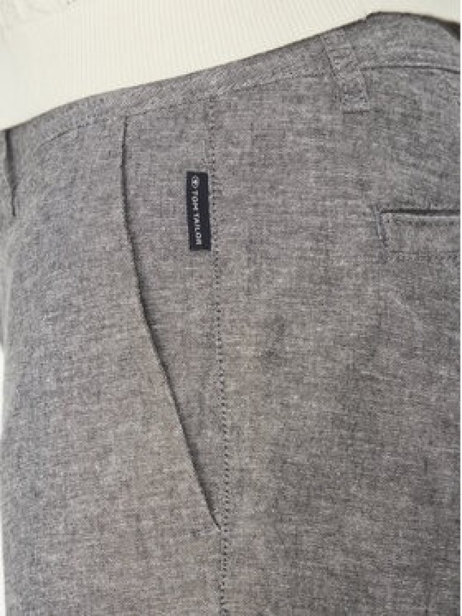 Tom Tailor Szorty materiałowe 1044712 Szary Slim Fit