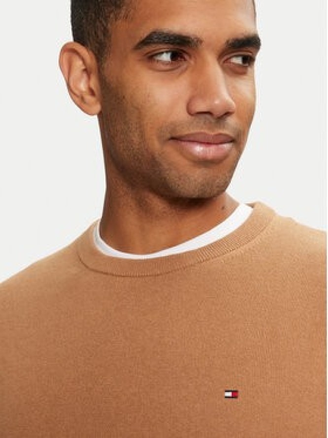 Tommy Hilfiger Sweter MW0MW28046 Brązowy Regular Fit