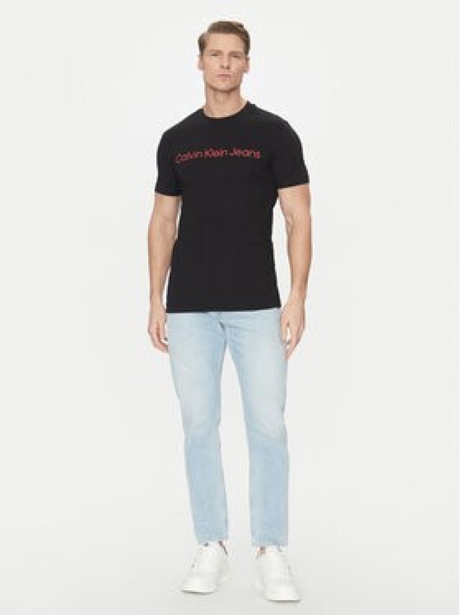 Calvin Klein Jeans T-Shirt J30J322552 Czarny Slim Fit