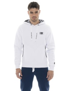 Męska zimowa bluza z kapturem z małym logo Leone 1947 Soft Basic