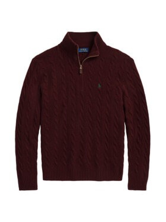 Polo Ralph Lauren Sweter 710876766007 Bordowy Regular Fit