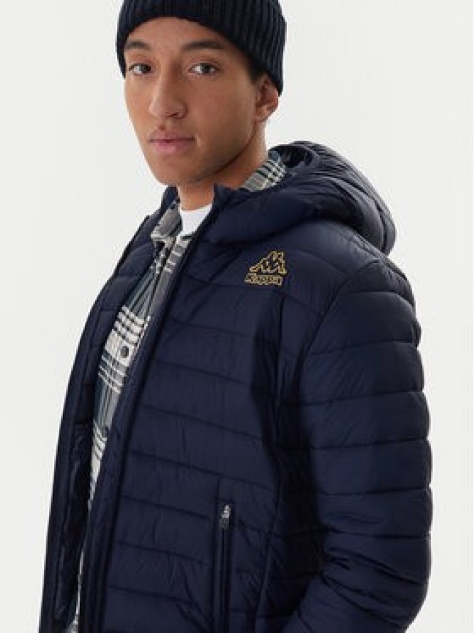 Kappa Kurtka przejściowa Logo Astrom 34243TW Granatowy Regular Fit