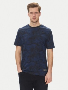 Tommy Hilfiger T-Shirt Summer MW0MW38933 Granatowy Slim Fit