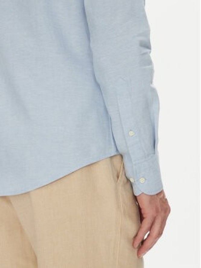 La Martina Koszula Alvin MAC006 TL141 Błękitny Regular Fit