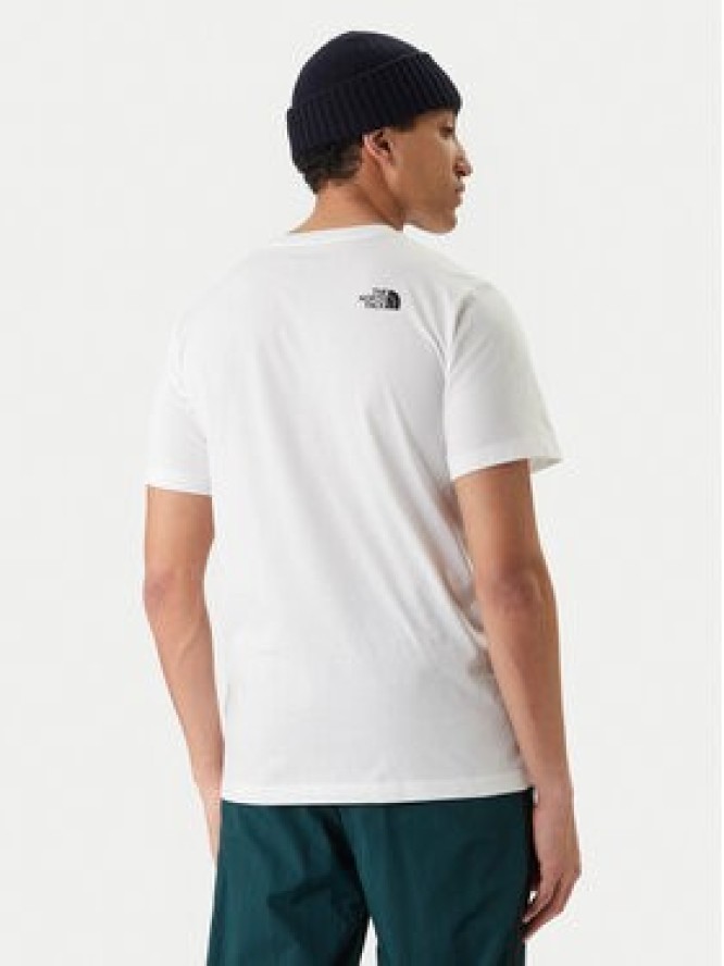 The North Face T-Shirt Evolution Half Dome NF0A8B6J Biały Regular Fit