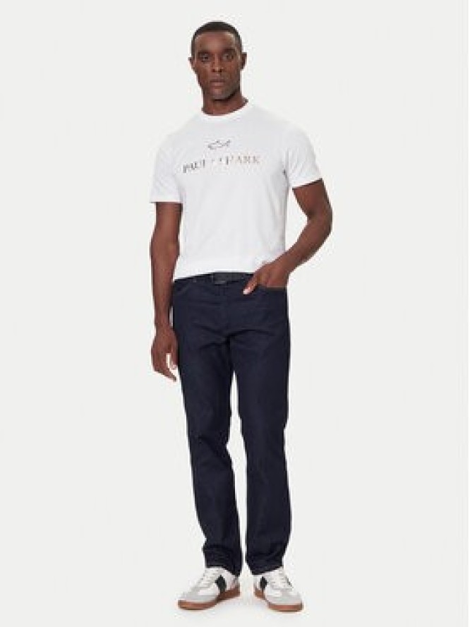 Paul&Shark T-Shirt 99311007 Biały Regular Fit
