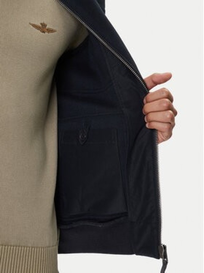 Aeronautica Militare Kurtka bomber 252AM1380UL00902 Granatowy Regular Fit